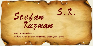 Stefan Kuzman vizit kartica